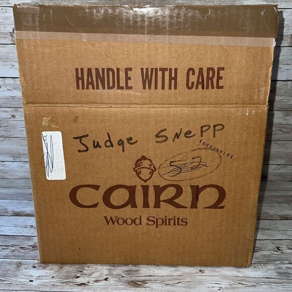 Tom Clark Gnome Figurine SIGNED Judge Snepp Vintage sculpture lawyer gift court - Picture 13 of 16